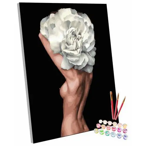 Epiphone, Zestaw do malowania po numerach Kobieta Kwiat, 40x50 cm