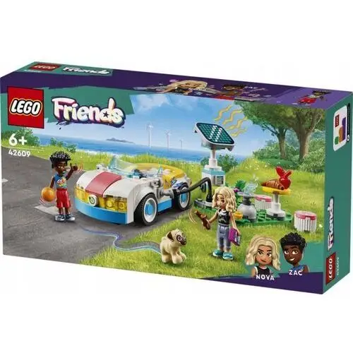 42609 Lego Friends Samochód elektryczny i stacja ładująca
