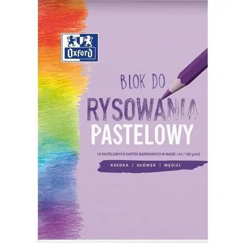 Abc Blok rysunkowy a4/10k pastelowy (20szt) oxford