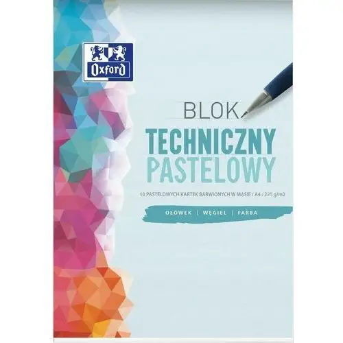 Blok techniczny A4/10K 225G pastelowy (20szt)