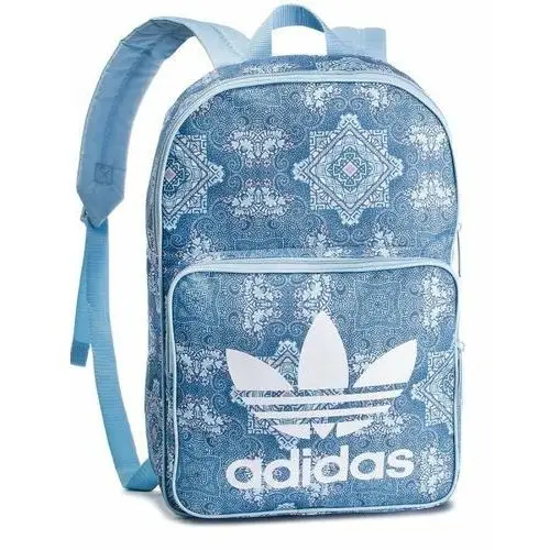 Plecak szkolny dla chłopca i dziewczynki niebieski Adidas, kolor niebieski