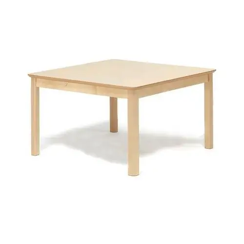 Stół dla dzieci ZET, 800x800x550 mm, brzoza, biały