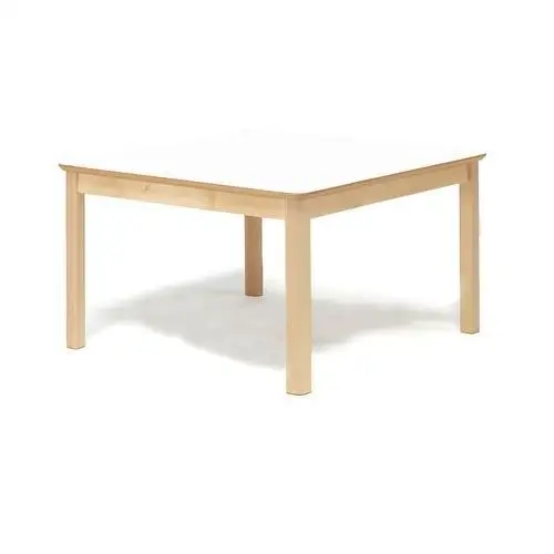 Stół dla dzieci zet, 800x800x550 mm, brzoza, biały Aj produkty