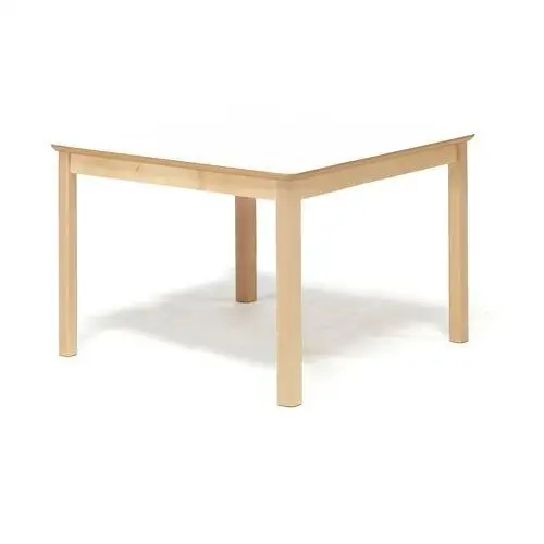 Stół dla dzieci ZET, 800x800x630 mm, brzoza, biały