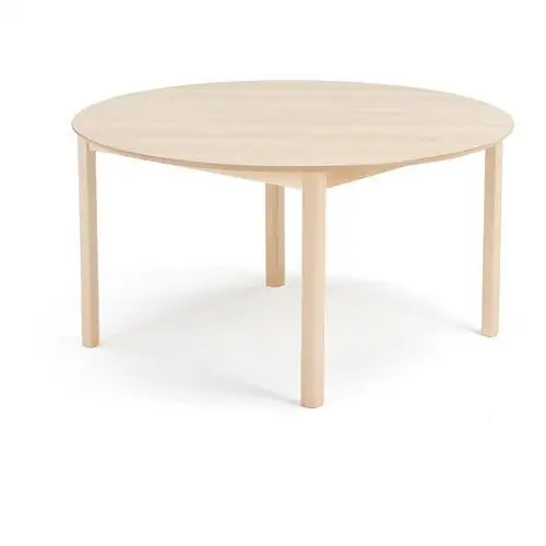 Aj produkty Stół dla dzieci zet, okrągły, 1200x630 mm, brzoza