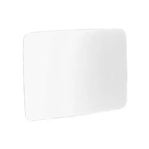 Szklana tablica suchościeralna STELLA, zaokrąglone narożniki, 1500x1000 mm, biały, 380233