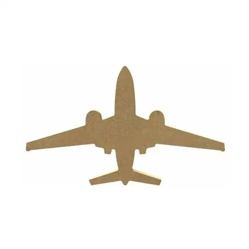 Aladine, Dekoracja z MDF Samolot 18x11 cm