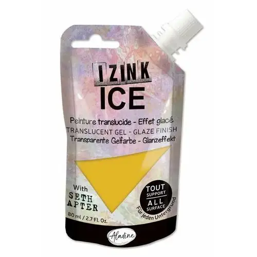 Aladine Farba izink ice żółta 80 ml