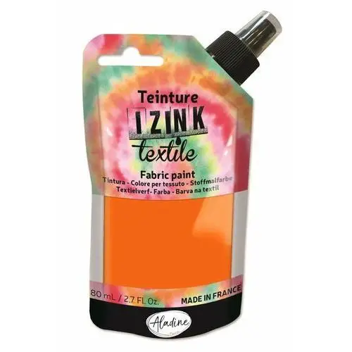 Aladine Farba płynna do tkanin 80ml pomarańczowa