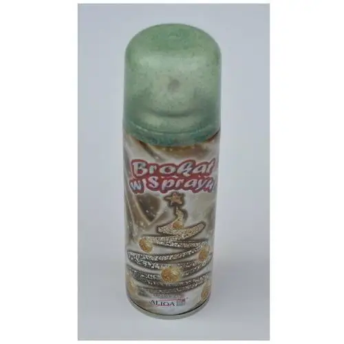 Brokat w aerozolu (spray) zielony 250ml, gs-150zi, Aliga