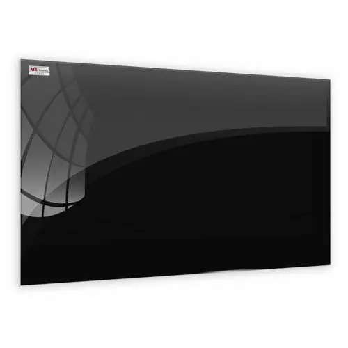 Allboards Szklana tablica magnetyczna 90x60 cm czarna