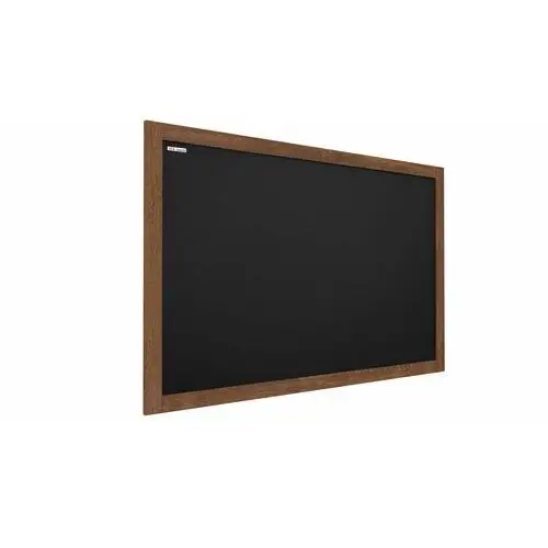 Allboards Tablica kredowa w drewninanej ramie, czarna, 120x90 cm