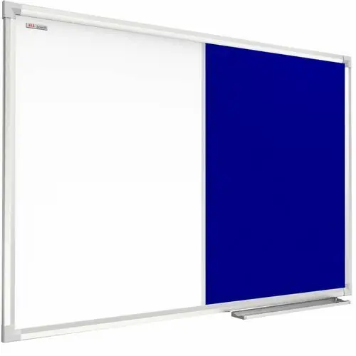 Tablica magnetyczna, filcowa, niebieska, 60x40, combi Allboards
