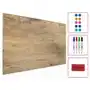 Tablica magnetyczna na magnesy METALboards, imitacja drewna 90x60 cm + zestaw akcesoriów Sklep