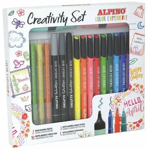 Zestaw plastyczny Creativity Box 20 elementów ALPINO