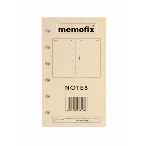 Memofix, Wkład do organizera A6 Notes