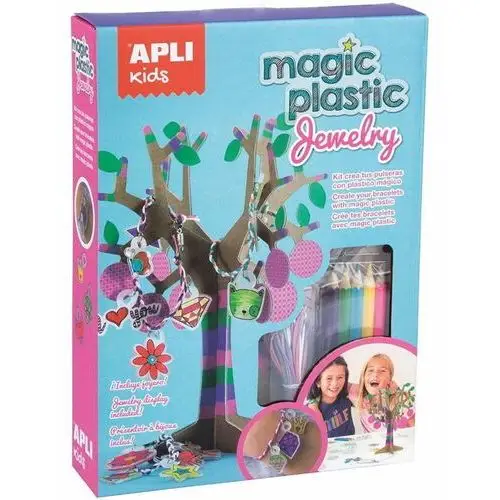 Apli kids Zestaw z magicznym plastikiem - biżuteria