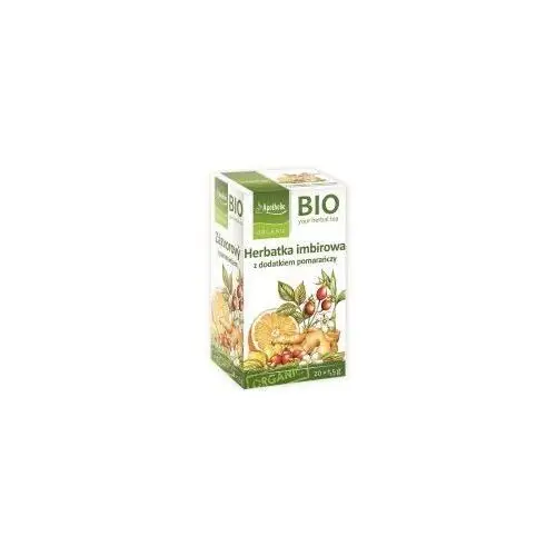 Apotheke Herbatka imbirowa z dodatkiem pomarańczy 30 g Bio, NN-ZAO-C030-002