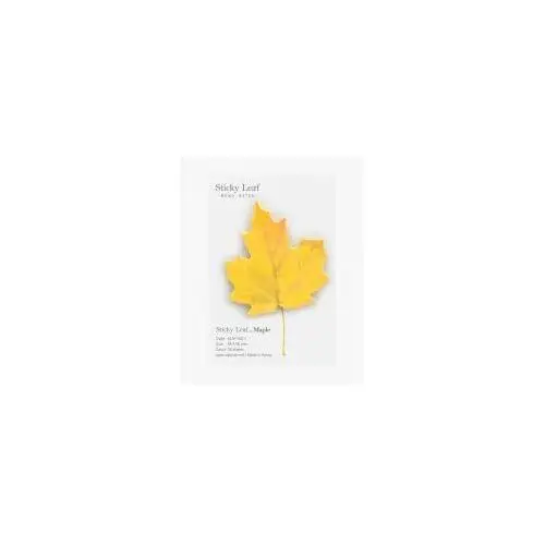 Appree Karteczki samoprzylepne Klon żółty S 55x58 mm żółty 20 kartek