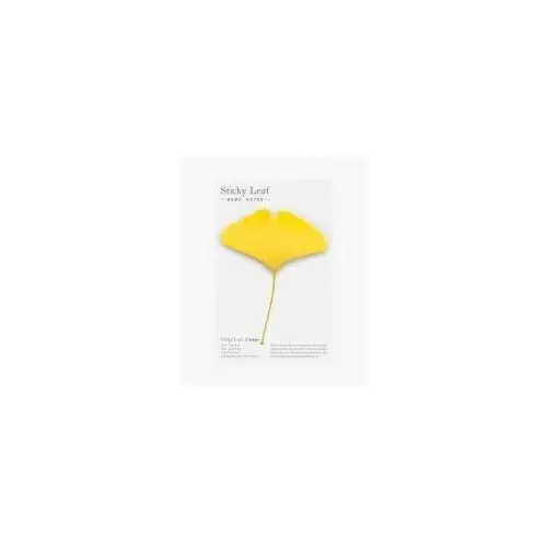 Appree karteczki samoprzylepne miłorząb żółty m 85x55 mm żółty 20 kartek
