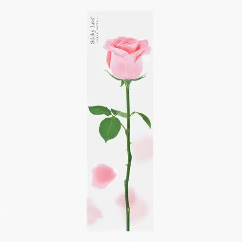 Appree , karteczki, samoprzylepne pionowe róża różowa