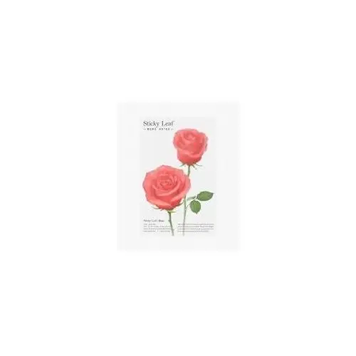Peter pauper press karteczki samoprzylepne róża m czerwony 2 x 20 kartek Appree
