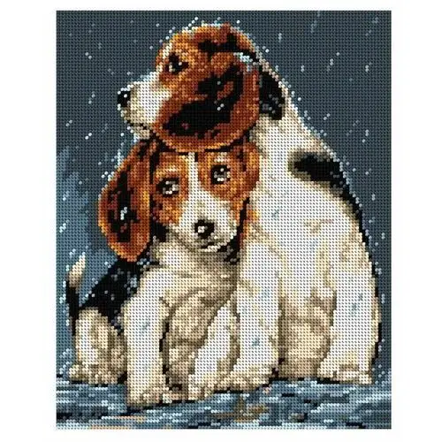 Kanwa z nadrukiem psy Beagle (6033)