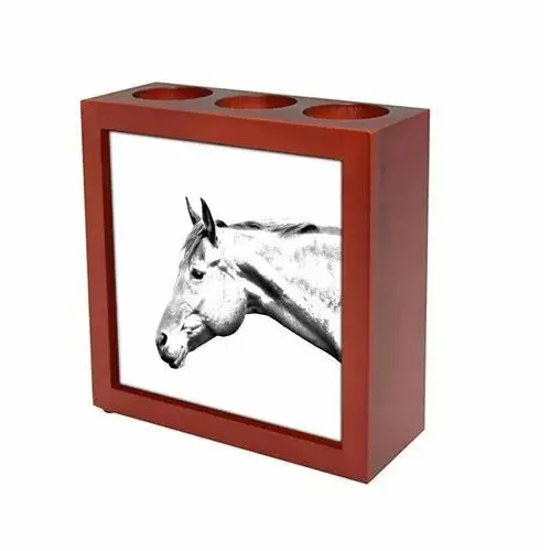 Art-dog American quarter horse stojak na długopisy, świece