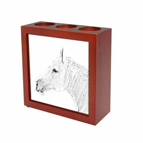 Koń buloński stojak na długopisy, świecznik Art-dog