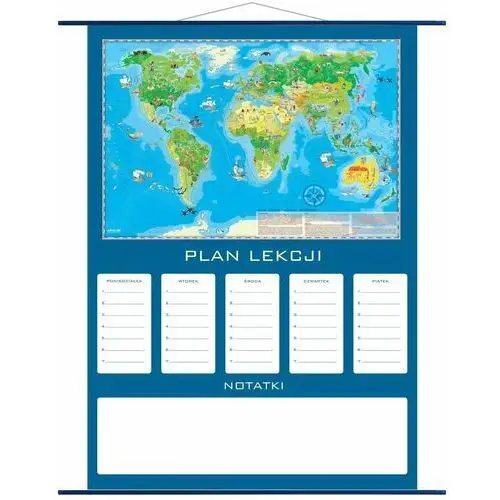 Artglob Plan lekcji - mapa świata młodego odkrywcy