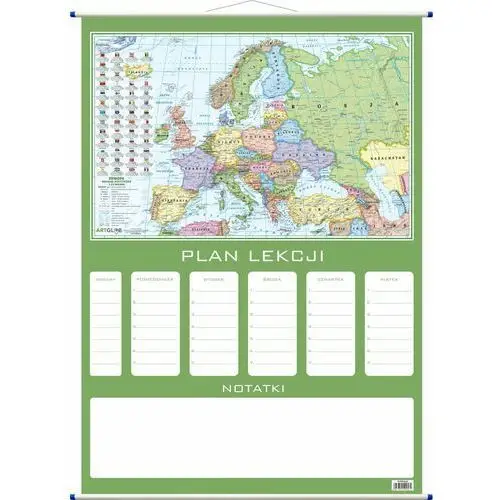 Artglob Plan lekcji - polityczna mapa europy