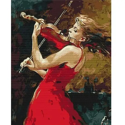 Artnapi 40x50cm zestaw do malowania po numerach - dziewczyna ze skrzypcami malowanie po numerach - na drewnianej ramie