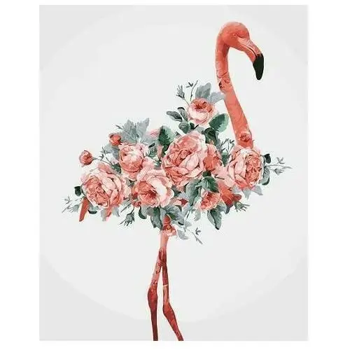 Artonly Flamingowa dama - malowanie po numerach 50x40 cm