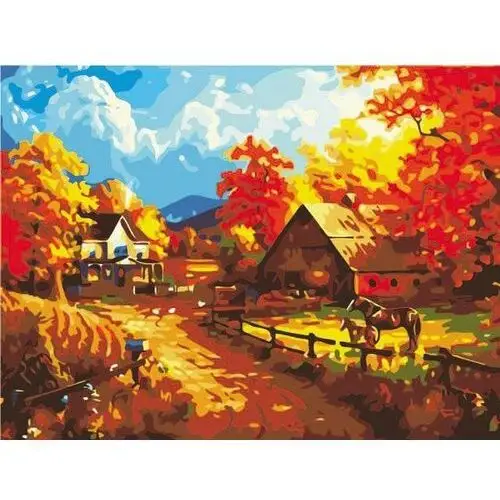 Artonly Jesień na wsi - malowanie po numerach 30x40 cm