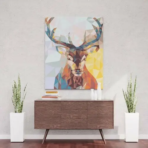 Artonly Kryształowy jeleń - malowanie po numerach 50x40 cm