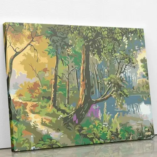 Artonly Staw w środku lasu - malowanie po numerach 30x40 cm
