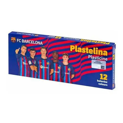 ASTRA art-pap, Plastelina szkolna FC Barcelona 2023, 12 kolorów