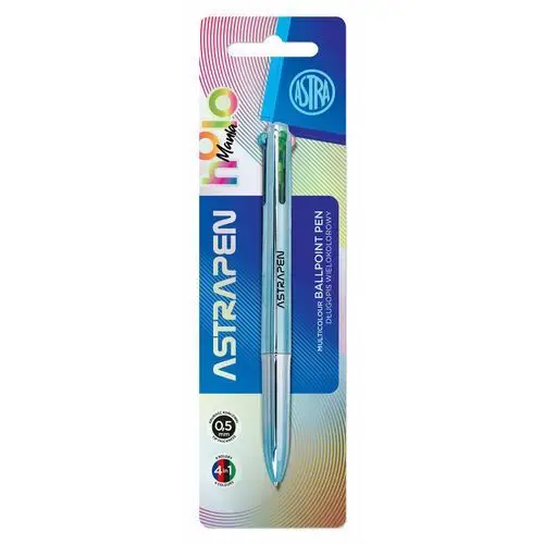 Astra Długopis wielokolorowy 4w1 holomania blister pen