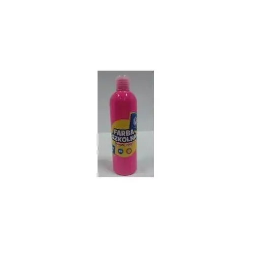 Astra Farba szkolna naturalna tempera fluorescencyjna 250 ml różowa