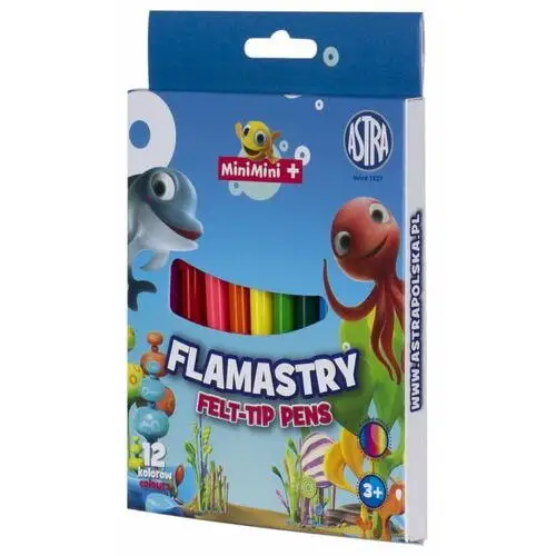 Flamastry 12 kolorów - Mini Mini