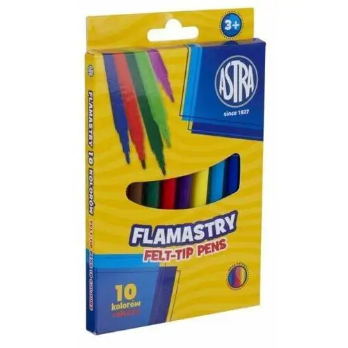 Flamastry CX - 10 kolorów ASTRA