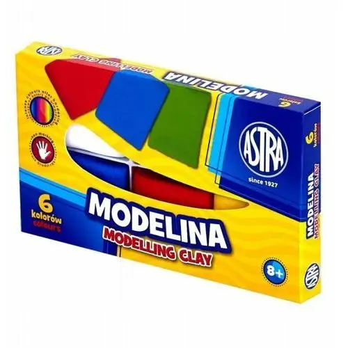 Astra modelina 6 kolorów żywe kolory1