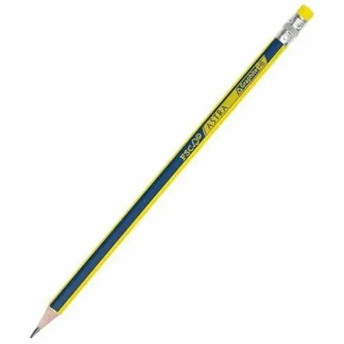 Astra Ołówek grafitowy trójkątny z gumką hb
