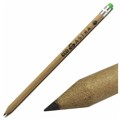 Ołówek Hb Z Papieru Kraftowego Eco Z Gumką Astra