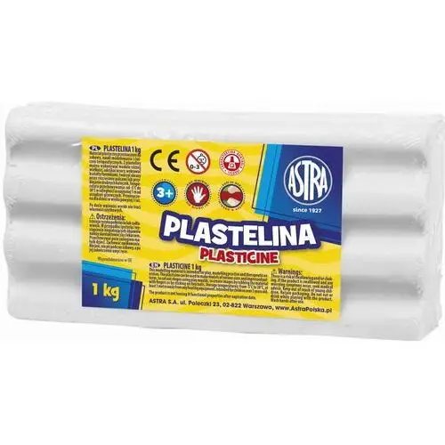 Astra Plastelina 1 kg biała