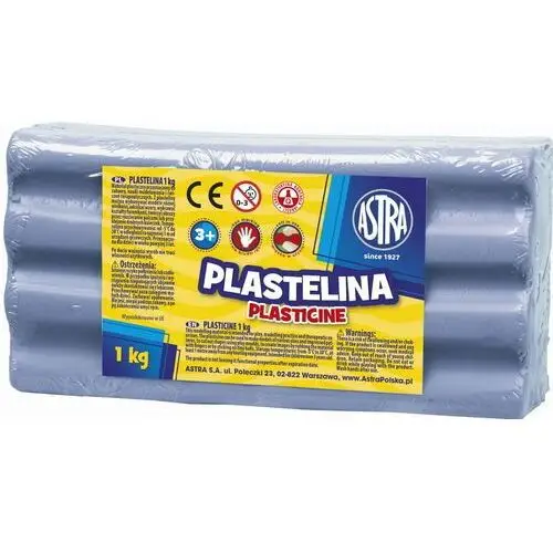 Plastelina Astra 1 kg błękitna