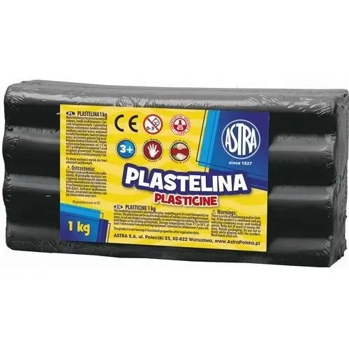 Astra Plastelina 1 kg czarna