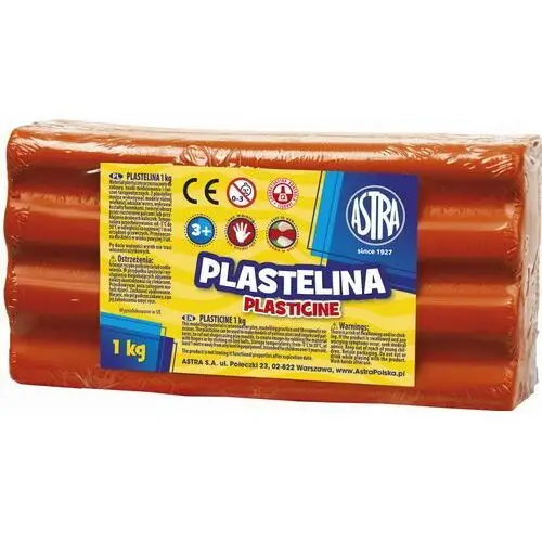 Astra Plastelina 1 kg czerwona