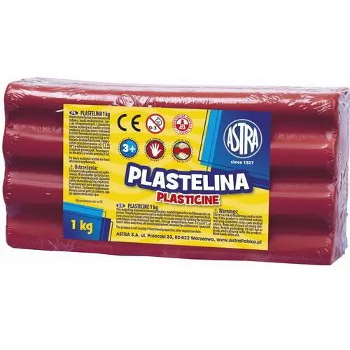 Plastelina Astra 1 kg różowa