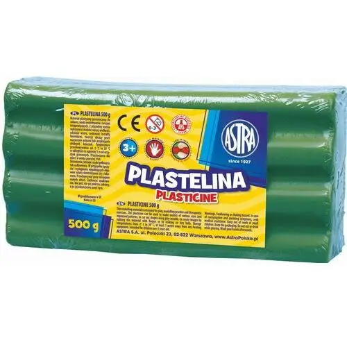 Astra Plastelina 500g zielona